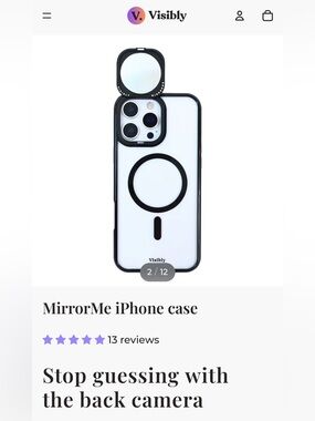 Visibly iphone MagSafe 15 pro phone case